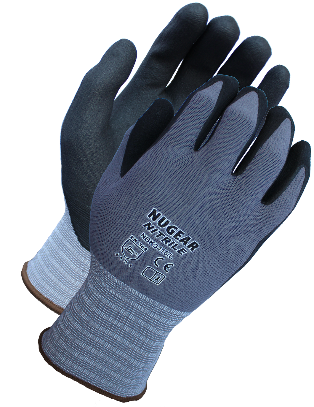 NuGear Nitrile Micro-Foam Coated Gloves with Nylon/Spandex Shell