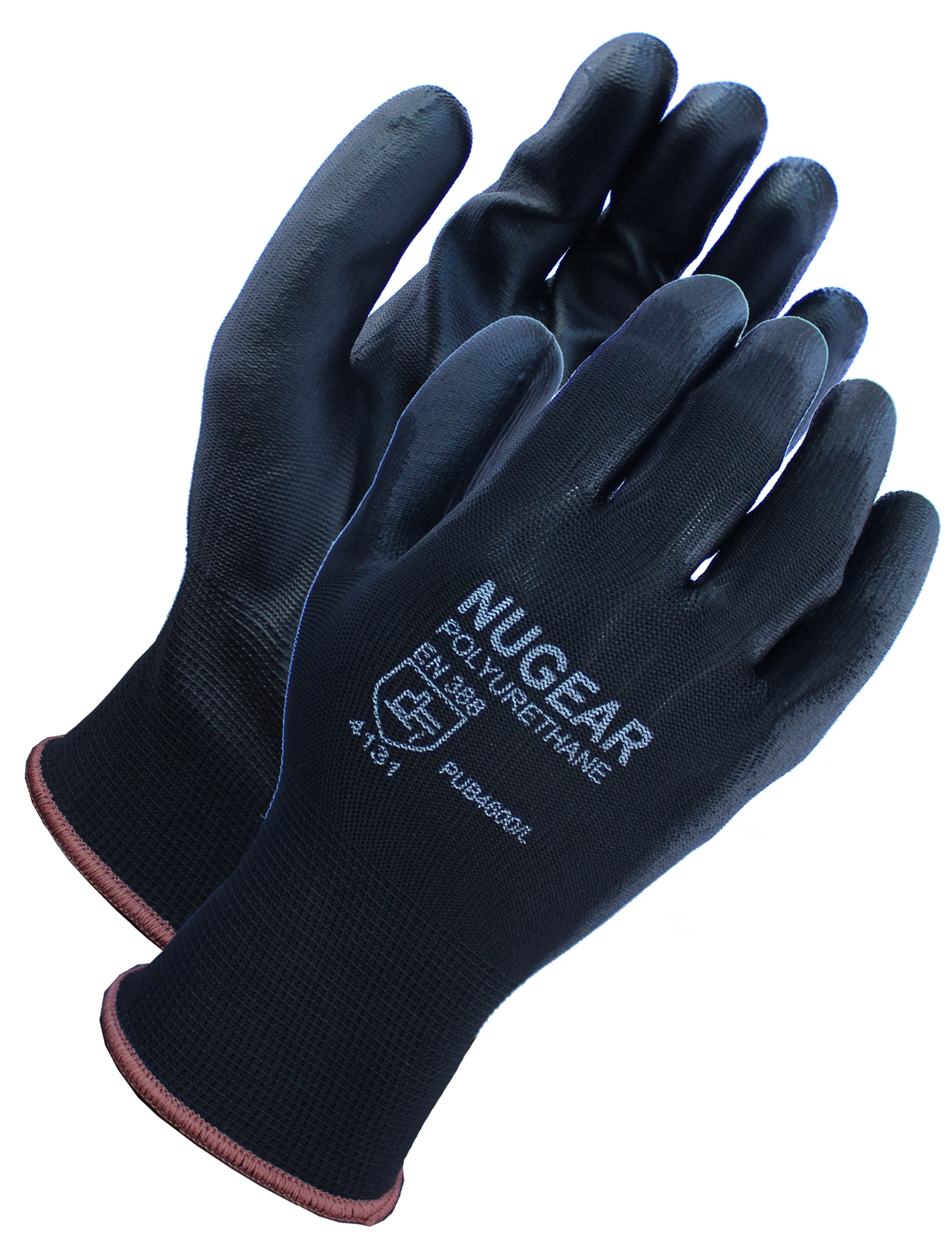 Black Polyurethane Coated Work Gloves | 13-Gauge Precision
