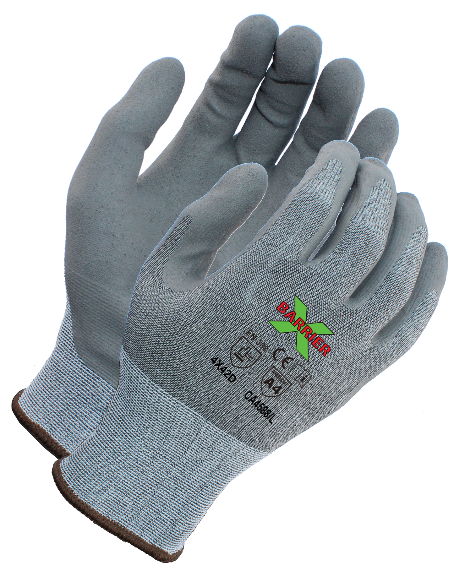 X-Barrier ANSI A4 Cut Resistant Luxfoam Coated with Tektreme Fiber Knit Shell