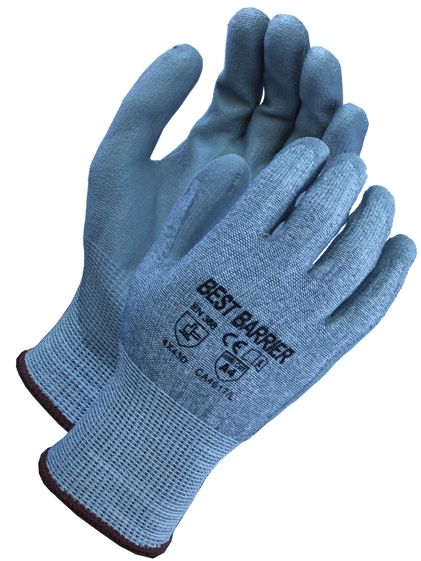 ANSI A4 Cut Resistant Gloves |  Polyurethane Coating| Industrial Engineered Fiber (12 Pairs)