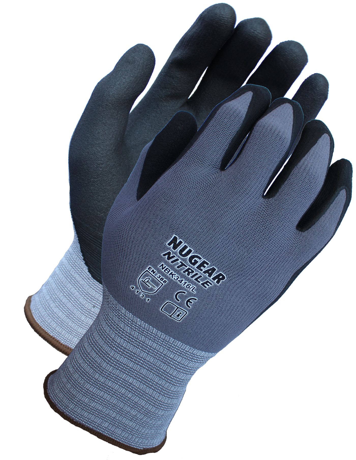 Microfoam Nitrile Coated Work Gloves | 15-Gauge Nylon/Spandex Shell | Enhanced Dexterity & Grip