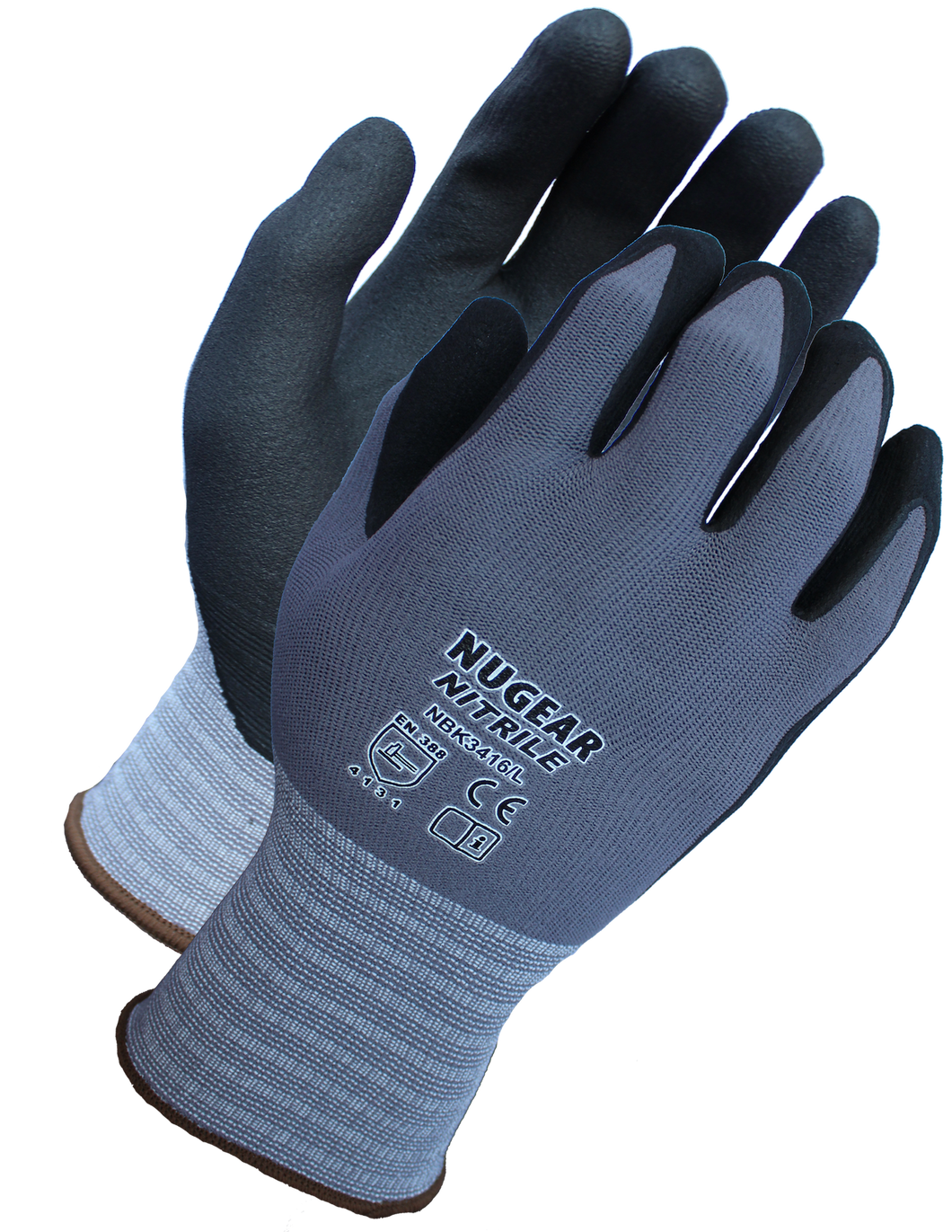 NuGear Nitrile Micro-Foam Coated Gloves with Nylon/Spandex Shell 