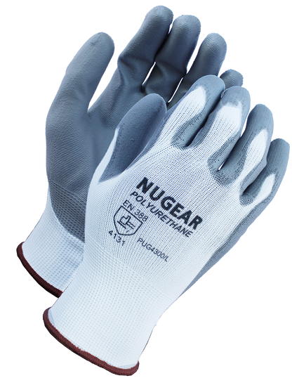 White Polyurethane Coated Work Gloves | 13-Gauge Precision